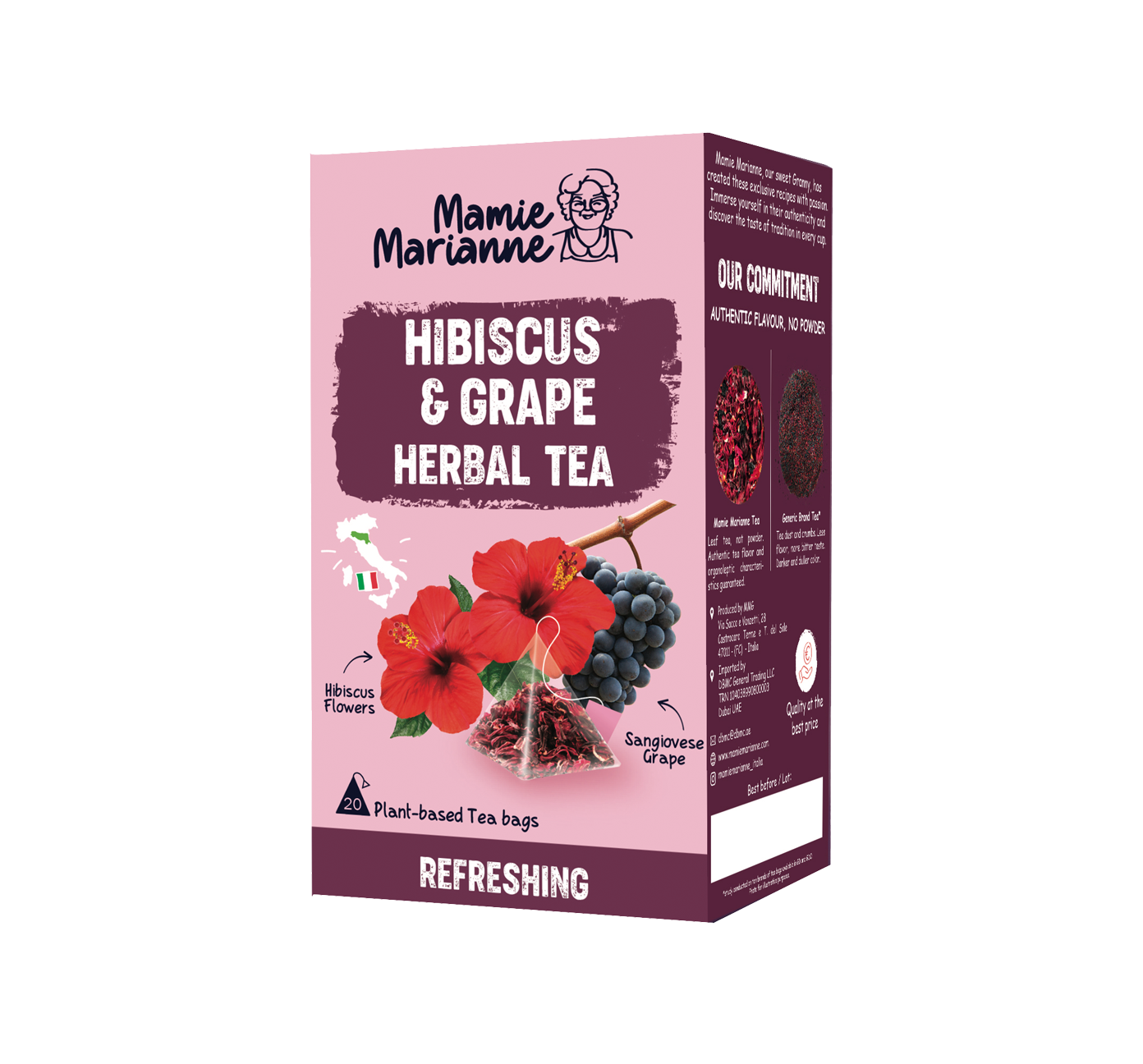 Hibiscus & Raisin Herbal Tea